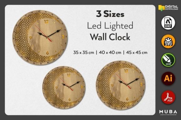3 Sizes Wall Clock SVG, Led Lighted Svg: A Practical Guide for Creators and Entrepreneurs
