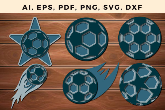3D Layer Football Paper Cut SVG Bundle: A Creative Tool for Modern Designers and Entrepreneurs