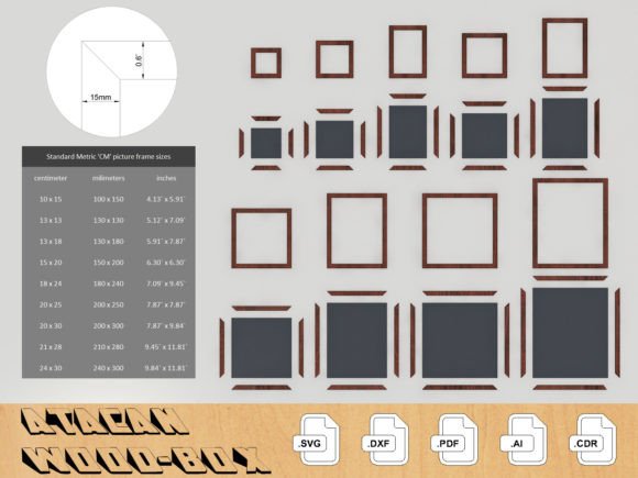 Frames Laser SVG Cut Files - Photo Frame: A Versatile Solution for Laser Enthusiasts