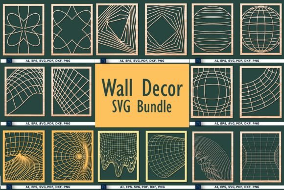 Laser Cut Geometry Decor SVG Bundle: A Creative Tool for Modern Craftsmanship