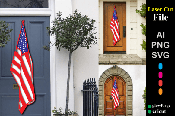 Laser Paper Cut 4th of July Hanging Flag: A Creative and Practical Solution for Patriotic Decor